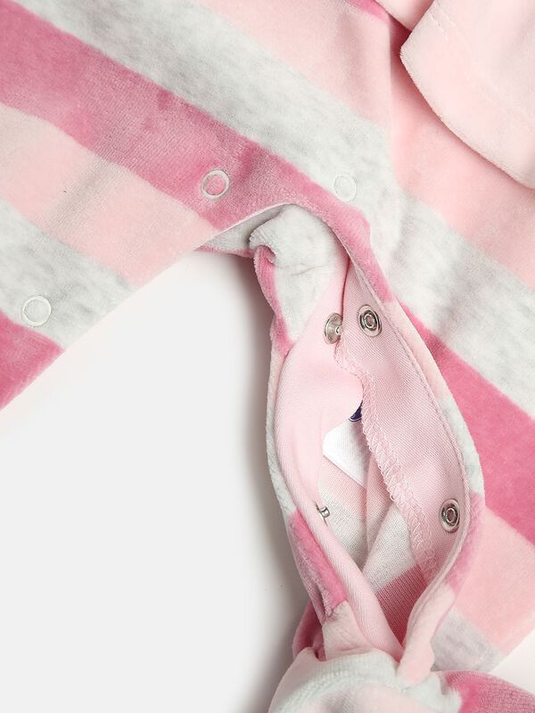 Velour Babysuit-Leg Opening image number null